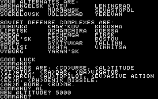 B1 Bomber Game Title Screen